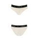 Трусики з широкою резинкою і мереживом Passion PS001 PANTIES XL, ecru SO4166 фото 4
