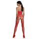 Бодистокинг Passion ECO BS002 red, с доступом, имитация подвязок, абстрактный рисунок SO7069 фото 2