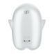 Вакуумный клиторальный стимулятор с вибрацией Satisfyer Glowing Ghost White, светится в темноте SX0544 фото 5