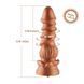 Силиконовый дилдо Hismith Spiral Grain Silicone Dildo Monster Series SO9961 фото 2