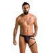 Чоловічі трусики танга з підв&rsquo;язкою Passion 058 THONG BILL L/XL Black SO7636 фото 3