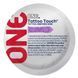 Презерватив ONE Tattoo Touch Purple, 1 шт, фиолетовый с рельефом в виде татуировки SX0757 фото 1