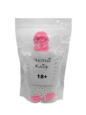 Крафтовое мыло-член с присоской Чистий Кайф Pink size XL, натуральное SO2766 фото
