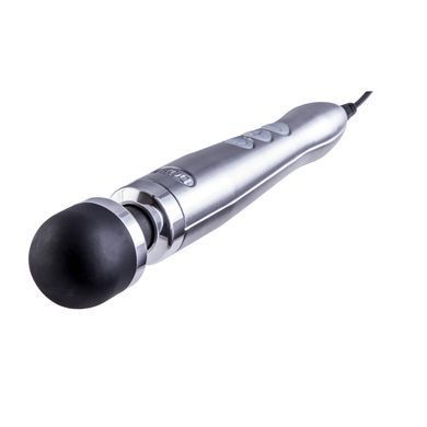 Вибромассажер DOXY Die Cast 3 Silver (Satin), очень мощный, питание 220В, металлический корпус SO2602 фото
