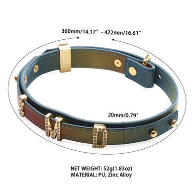 Ошейник LOCKINK Multi-color DIY Alphabet Collar SX0899 фото