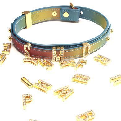 Ошейник LOCKINK Multi-color DIY Alphabet Collar SX0899 фото