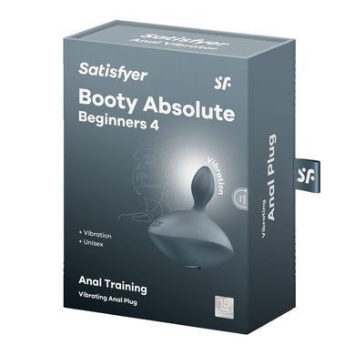 Анальная вибропробка Satisfyer Booty Absolute Beginners 4, для начинающих, вводимая часть 3 см SX0545 фото