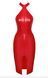 Платье Noir Handmade F354 Red powerwetlook dress - XXL SX2108 фото 7