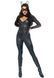 Эротический костюм супергероя-кошечки Leg Avenue Wicked Kitty M, комбинезон, пояс, маска, ушки SO9129 фото 2