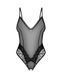 Тедди с доступом Obsessive Blomentis crotchless teddy, M/L, прозрачное, открытая спина, низ-стринги SX1027 фото 3