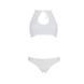 Комплект: бра, трусики з ажурним декором та відкритим кроком URSULA SET L/XL, white SO5844 фото 3