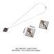 Затискачі для сосків з легкої підвіскою LOCKINK Adjustable Nipple Clamps with Light Pendant - Grey SX0849 фото 2