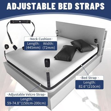 БДСМ-набор LOCKINK YEAHWOW Bed Restraint set SX2844 фото