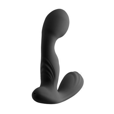 Вибромассажер простаты S Pleasures Premium FUZZY, черный, с рельефом, 10 режимов вибрации, нагрев SX1612 фото