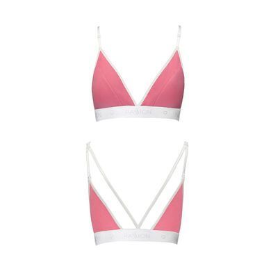 Спортивний топ з подвійними бретелями Passion PS007 TOP S, pink SO4273 фото