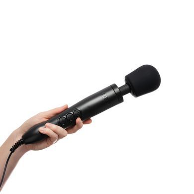 Вибромассажер DOXY Original Black, очень мощный, питание 220В, пульсирующие вибрации SO1428 фото