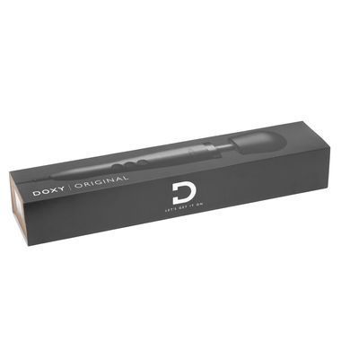 Вибромассажер DOXY Original Black, очень мощный, питание 220В, пульсирующие вибрации SO1428 фото