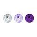 Набор силиконовых анальных пробок с кристаллом Rianne S: Booty Plug Set Purple, диаметр 3,2см, 3,5см, 4,2см SO3908 фото 5