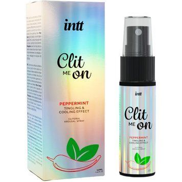Возбуждающий спрей для клитора Intt Clit Me On Peppermint Cooling Effect 12мл охлаждающий эффект SO8392 фото