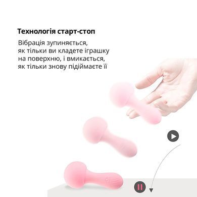 Вибромассажер Otouch MUSHROOM Pink, 7 режимов, функция ночника, технология &laquo;старт-стоп&raquo; SO9426 фото