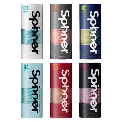 Мастурбатор Tenga Spinner 04 Pixel Cool Edition з пружною стимулювальною спіраллю всередині SO5127 фото