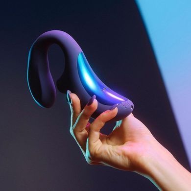 Кліторально-вагінальний звуковий стимулятор LELO Enigma WAVE Cyber Purple, 3 типи стимуляції SX0686 фото