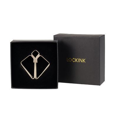 Затискачі для сосків LOCKINK Nipple Clamps - Golden SX0850 фото