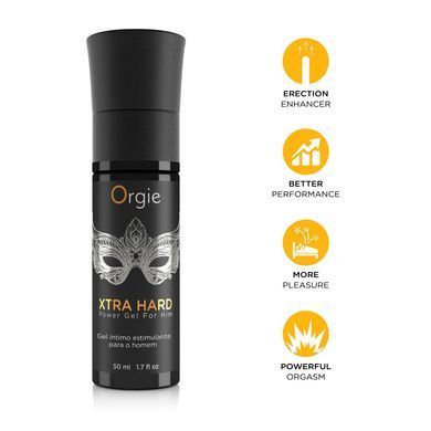 Гель для стимуляции члена Orgie Xtra Hard Power Gel For Him, 50 мл, разогревает, усиливает эрекцию SX1565 фото