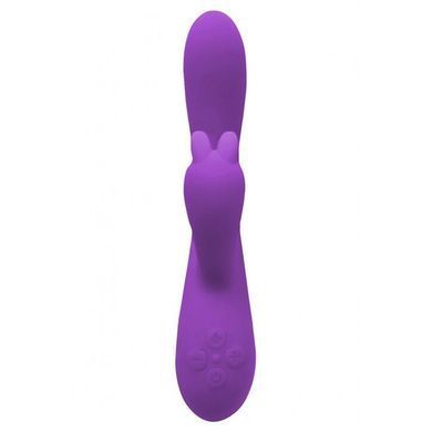 Вибратор-кролик Wooomy Gili-Gili Vibrator with Heat Purple, отросток с ушками, подогрев до 40&deg;С SO7412 фото