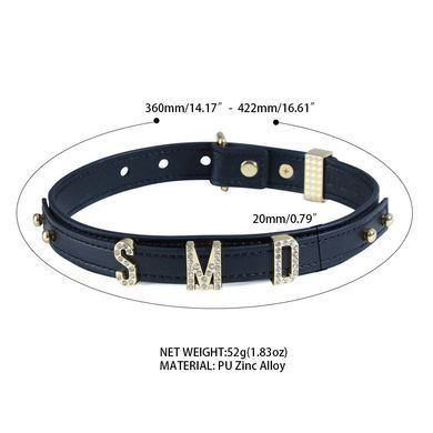 Нашийник LOCKINK Dark DIY Alphabet Collar SX0900 фото