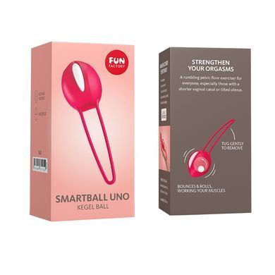 Вагинальный шарик SMARTBALL UNO, красный, одинарный, диаметр 3,6 см SX0958 фото