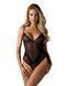 Тедди с доступом Obsessive Blomentis crotchless teddy, XL/2XL, прозрачное, открытая спина, низ-стринги SX1029 фото 1