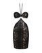 Платье под змеиную кожу Obsessive Vivianty dress XS/S, черное SO7313 фото 5