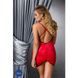 Сорочка приталенная с открытой спиной Passion LENA CHEMISE 6XL/7XL, red, трусики PS1027 фото 4