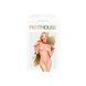 Боди Penthouse Scandalous XL Red, крупная сетка, высокий воротник, длинные рукава SO6460 фото 3