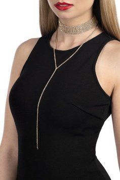 Колье со стразами Bijoux Pour Toi - Emma Gold SO3725 фото