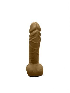 Крафтовое мыло-член с присоской Чистий Кайф Brown size M, натуральное SO2631 фото