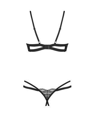 Комплект Obsessive Nutris 2-pcs crotchless set M/L SX1170 фото