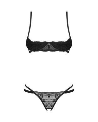 Комплект Obsessive Nutris 2-pcs crotchless set M/L SX1170 фото