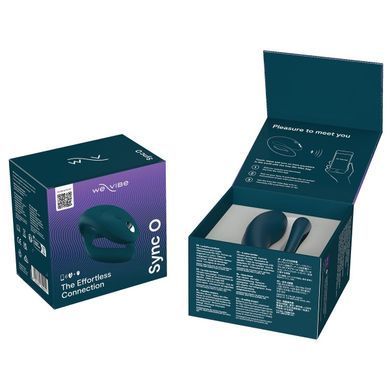 Смарт-вибратор для пар We-Vibe Sync O Velvet Green, пульт ДУ SX0525 фото