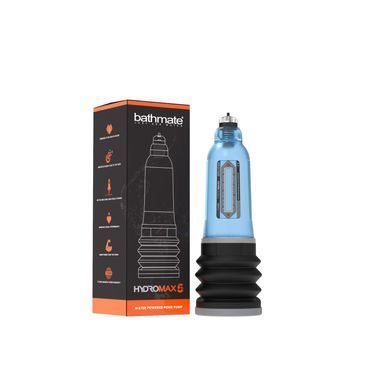 Гидропомпа Bathmate Hydromax 5 Blue, для члена длиной от 7,5 до 12,5см, диаметр до 4,5 см HM-20-AB фото