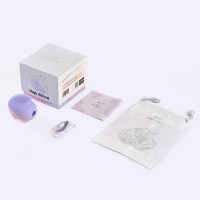 Вакуумний кліторальний смарт-стимулятор Magic Motion Unicorn Purple з вібрацією SO9602 фото