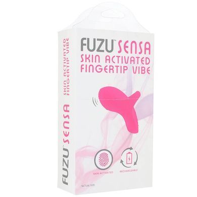 Вібратор на палець FUZU Sensa Skin Activated Fingertip Vibe &ndash; Pink, сенсорне керування, 8 режимів SX2741 фото