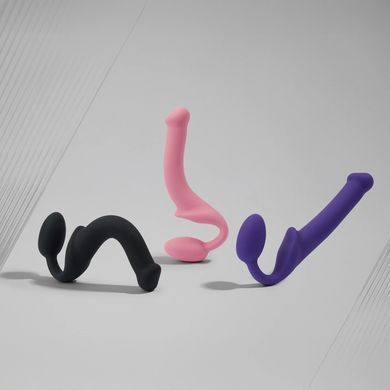 Безремневой страпон Strap-On-Me Rose XL, полностью регулируемый, диаметр 4,5см SX2570 фото