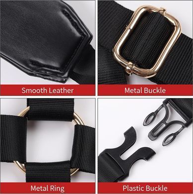 БДСМ-набор LOCKINK YEAHWOW Black Doggy Style Saddle set SX2845 фото
