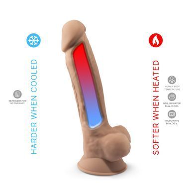 Фаллоимитатор SilexD Johnny Flesh (MODEL 1 size 7in), двухслойный, силикон +Silexpan, диаметр 3,8см SO2389 фото