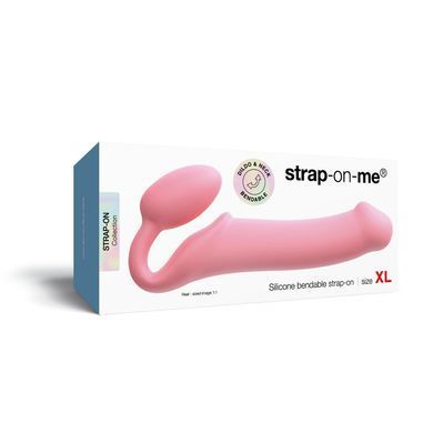 Безремневой страпон Strap-On-Me Rose XL, полностью регулируемый, диаметр 4,5см SX2570 фото