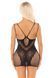 Платье Leg Avenue Lace and Net Mini Dress with Dual Strap One Size, Black SX1733 фото 2