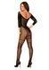 Сетчатый бодистокинг с имитацией подвязок Obsessive Bodystocking G329 XL/XXL, black, с доступом SO7694 фото 4