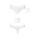 Трусики-бразилиана из хлопка Passion PS005 PANTIES M, white SO4224 фото 6